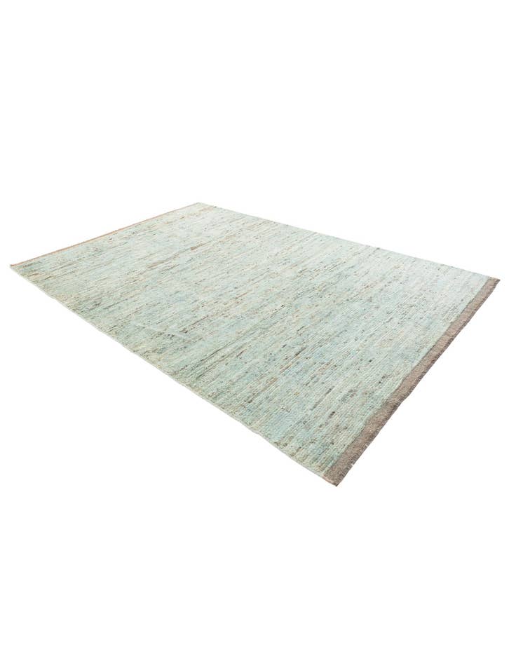 Detail image of 6' 7 x 9' 9 Hand Knotted Moroccan Wool Rug