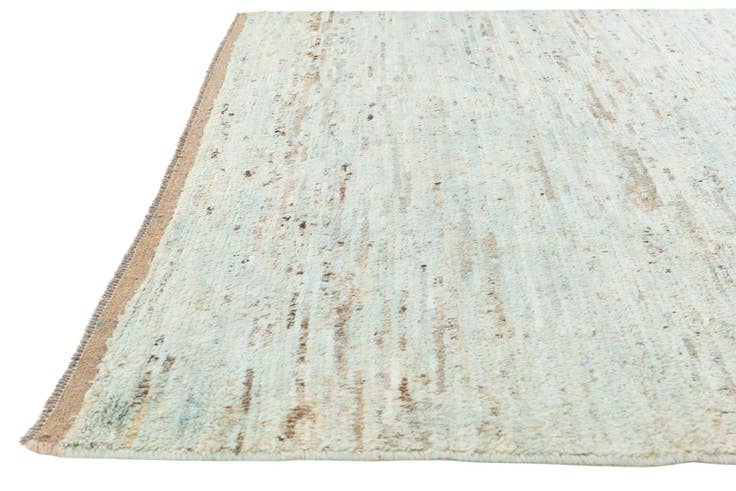 Detail image of 6' 7 x 9' 9 Hand Knotted Moroccan Wool Rug