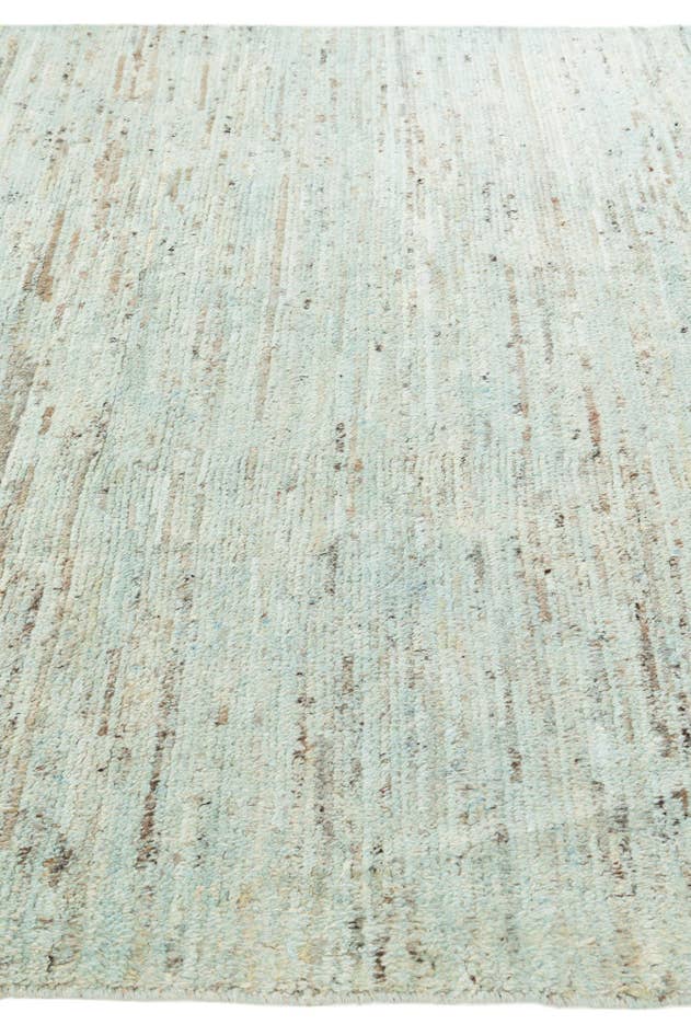 Detail image of 6' 7 x 9' 9 Hand Knotted Moroccan Wool Rug