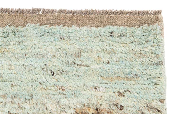 6' 7 x 9' 9 Hand Knotted Moroccan Wool Rug
