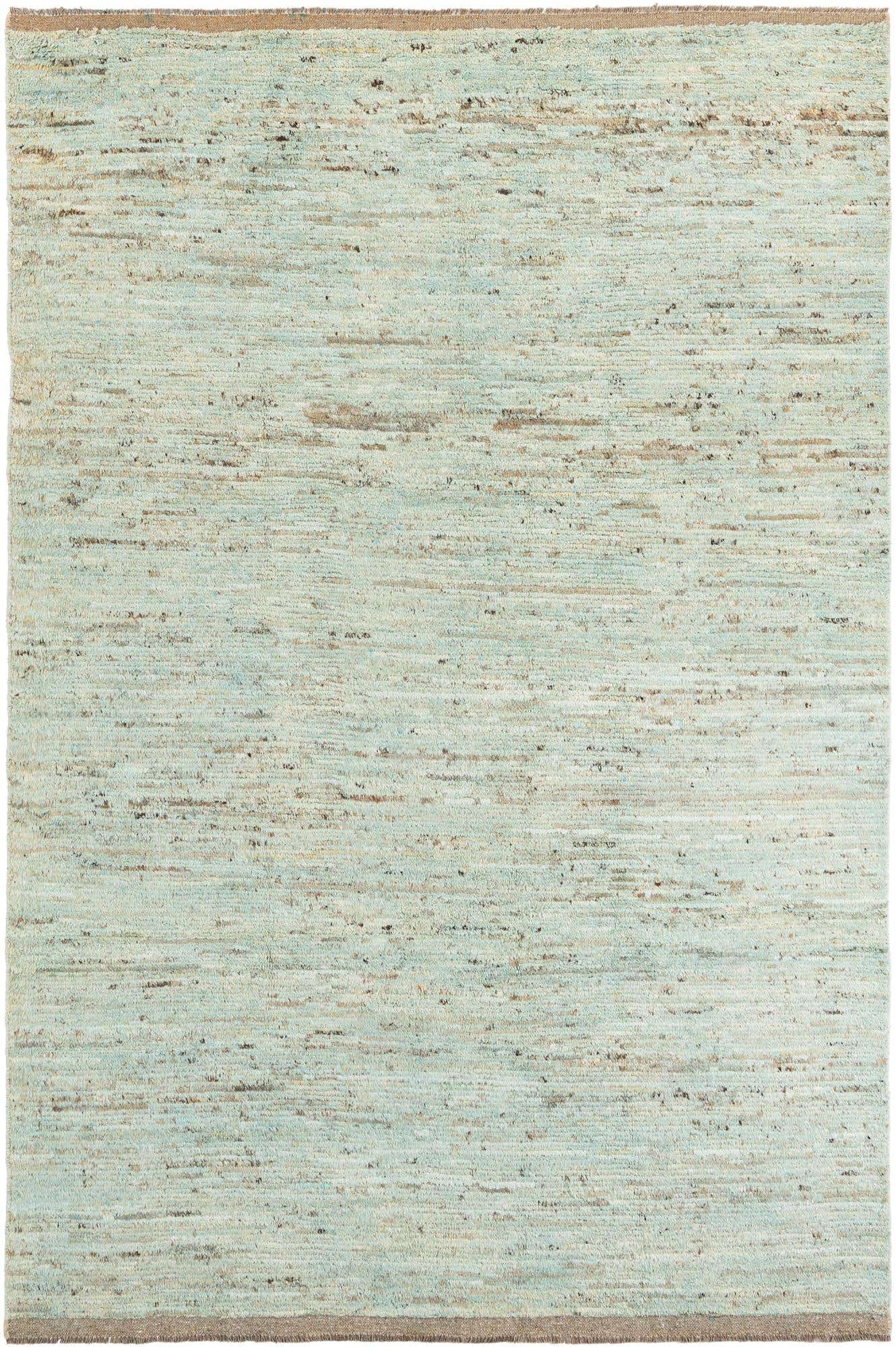 6' 7 x 9' 9 Hand Knotted Moroccan Wool Rug
