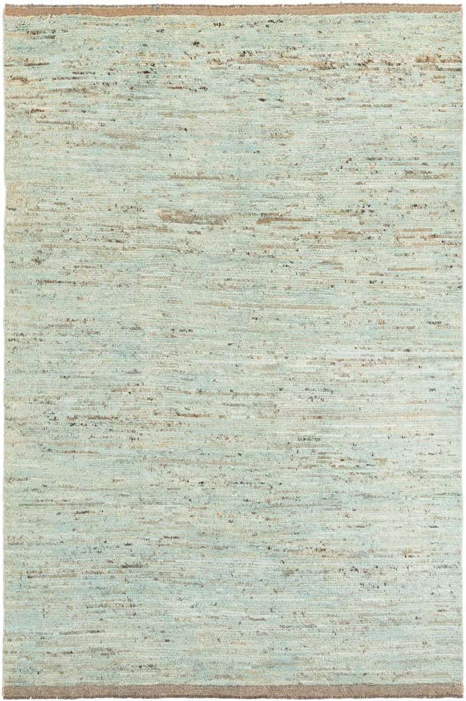 6' 7 x 9' 9 Hand Knotted Moroccan Wool Rug