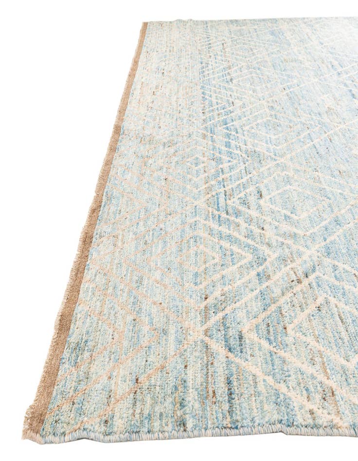Detail image of 10' 3 x 13' 7  Hand Knotted Moroccan Wool Rug