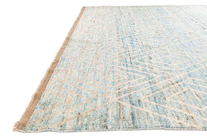 10' 3 x 13' 7 Hand Knotted Moroccan Wool Rug