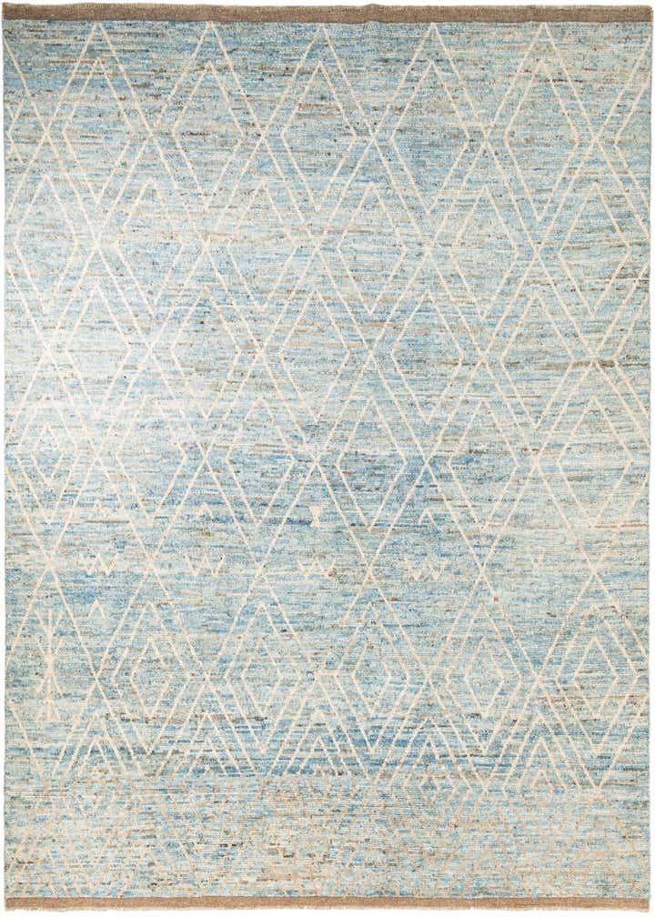 10' 3 x 13' 7 Hand Knotted Moroccan Wool Rug