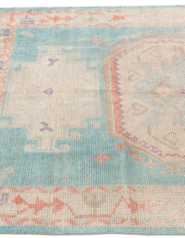 Detail image of 4' 4 x 6' 4 Hand Knotted Moroccan Wool Rug