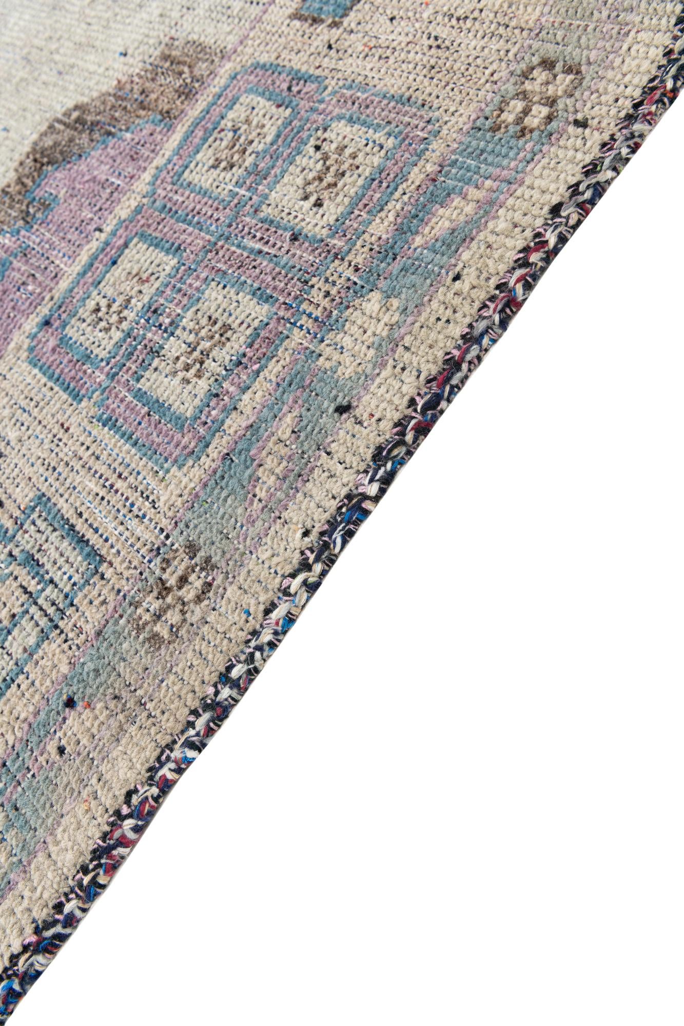 8' 8 x 12' Hand Knotted Moroccan Wool Rug