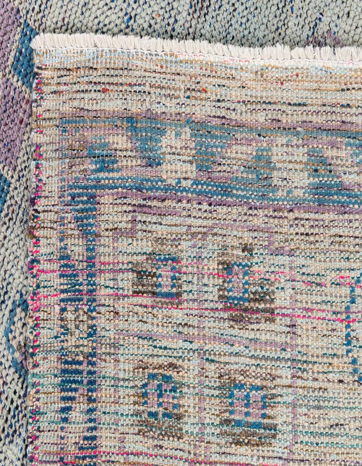 Detail image of 8' 8 x 12'  Hand Knotted Moroccan Wool Rug
