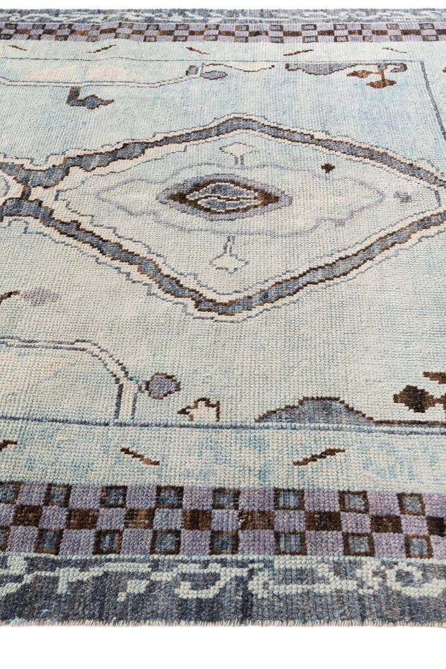 Detail image of 7' 6 x 10' 3 Hand Knotted Moroccan Wool Rug
