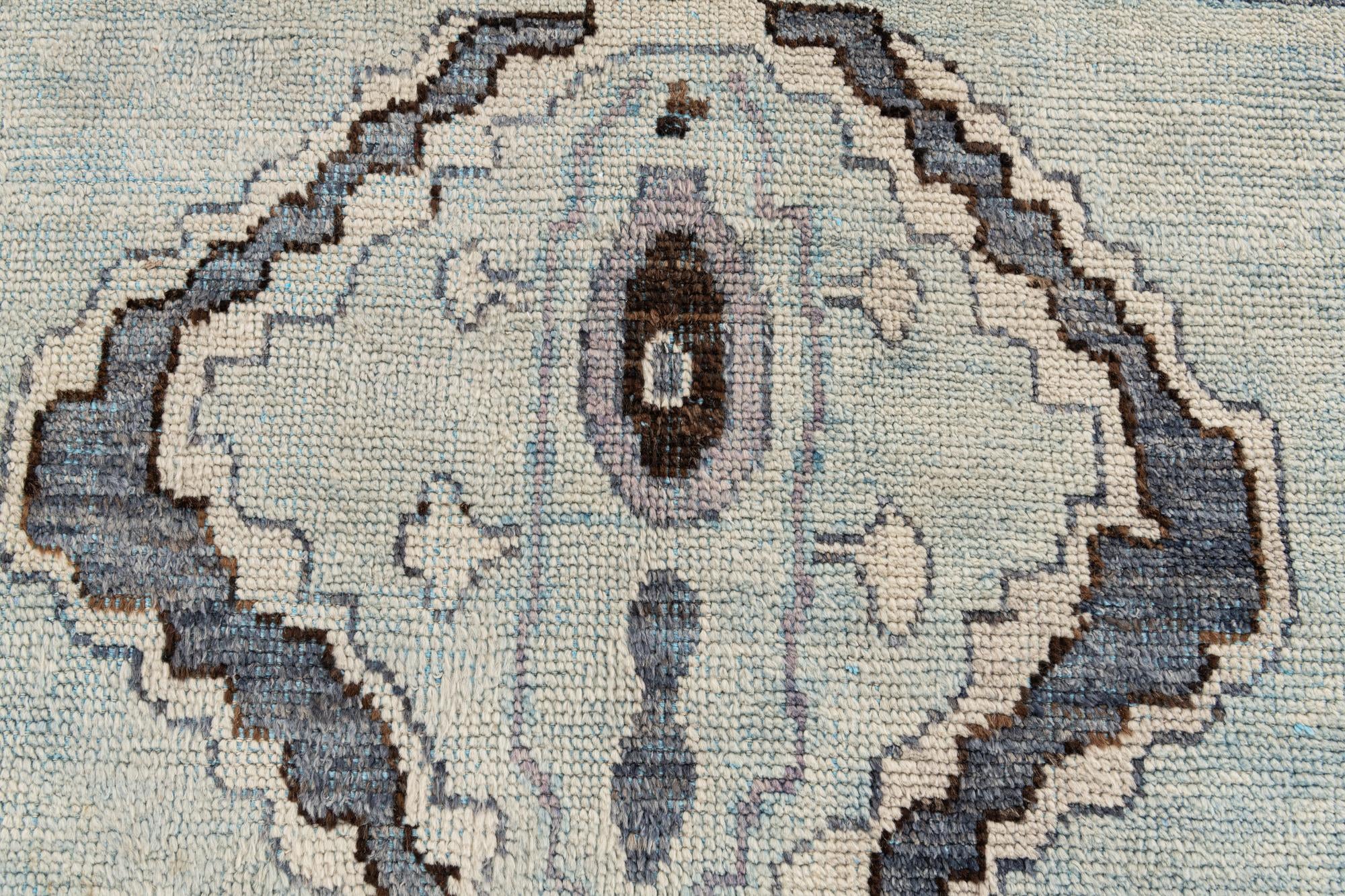 7' 6 x 10' 3 Hand Knotted Moroccan Wool Rug