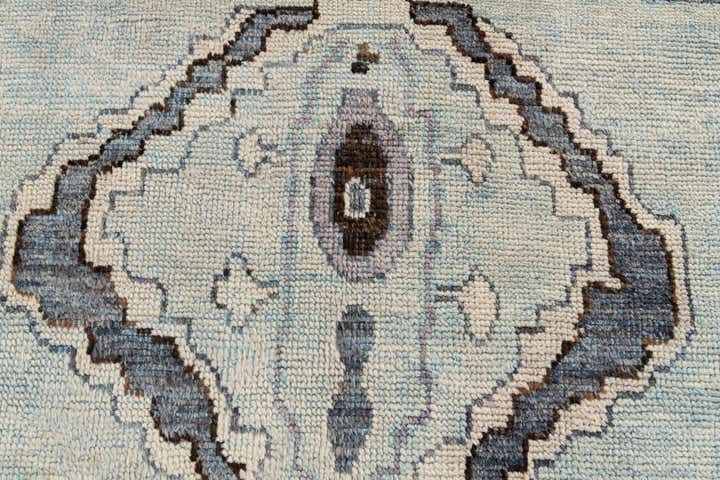 7' 6 x 10' 3 Hand Knotted Moroccan Wool Rug