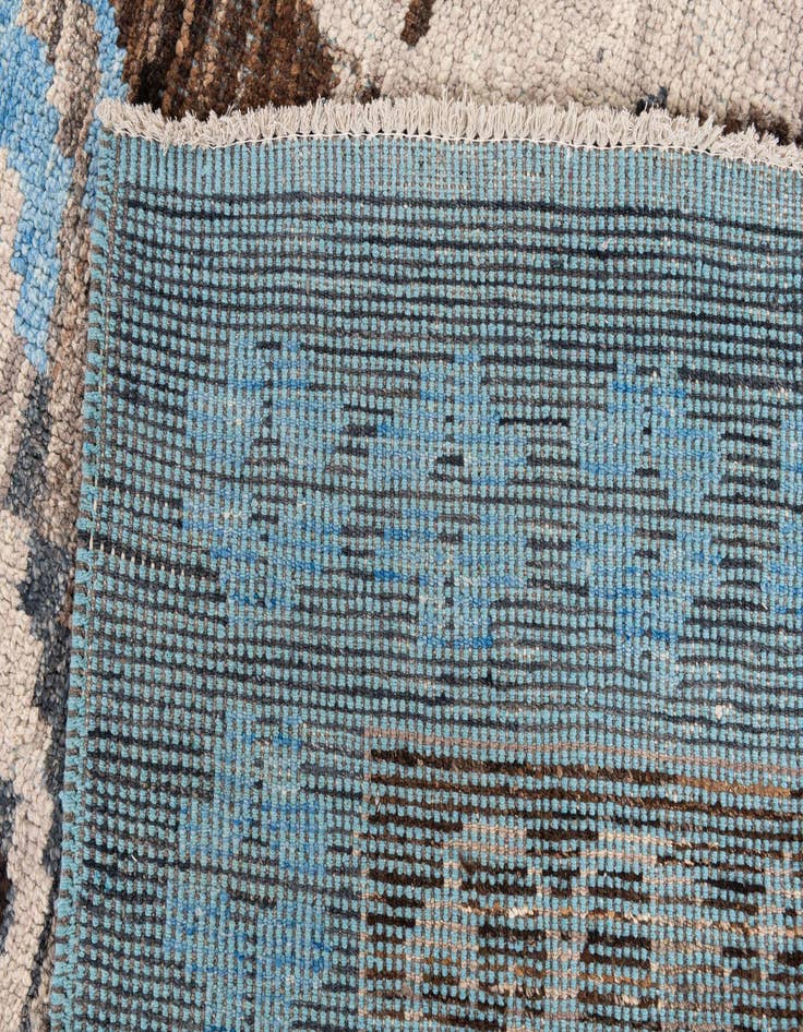 Detail image of 10' 2 x 14' 5  Hand Knotted Moroccan Wool Rug