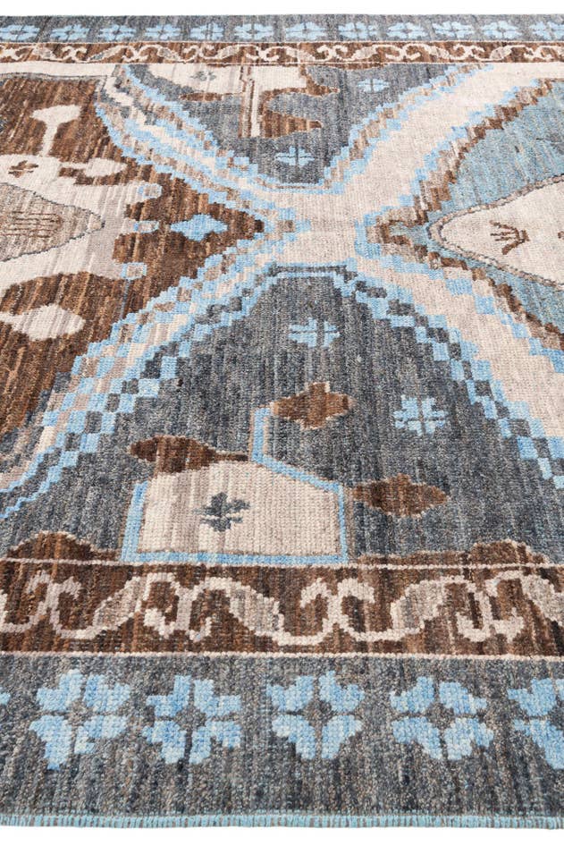 Detail image of 10' 2 x 14' 5 Hand Knotted Moroccan Wool Rug