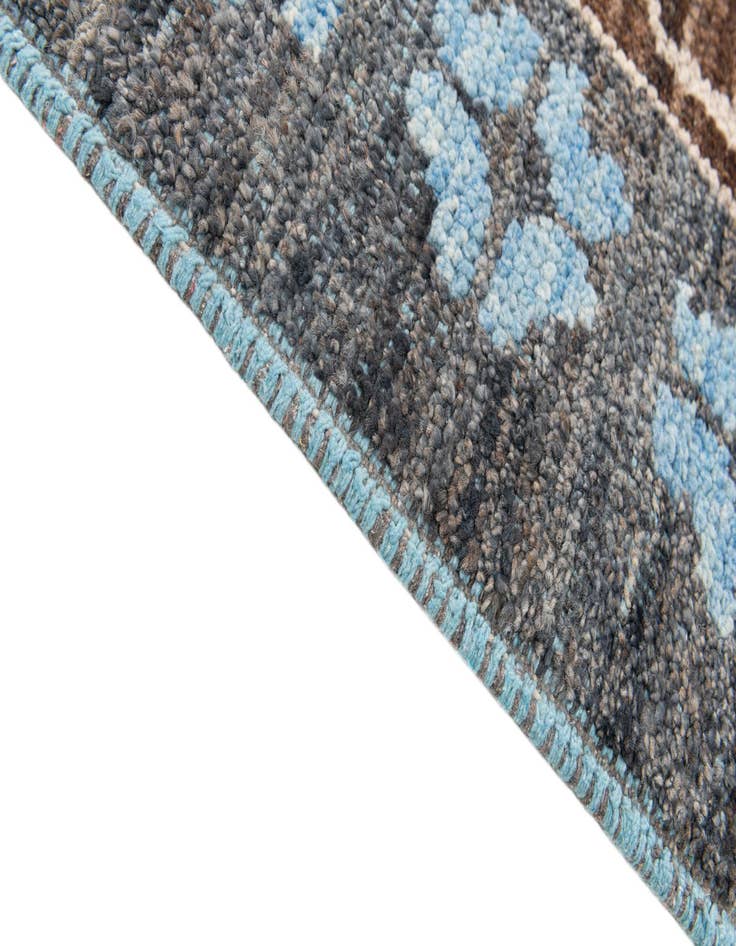 Detail image of 10' 2 x 14' 5  Hand Knotted Moroccan Wool Rug