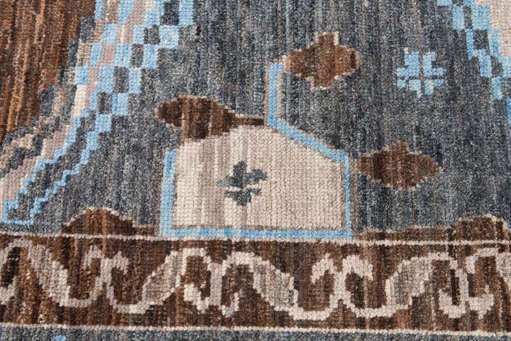 10' 2 x 14' 5 Hand Knotted Moroccan Wool Rug