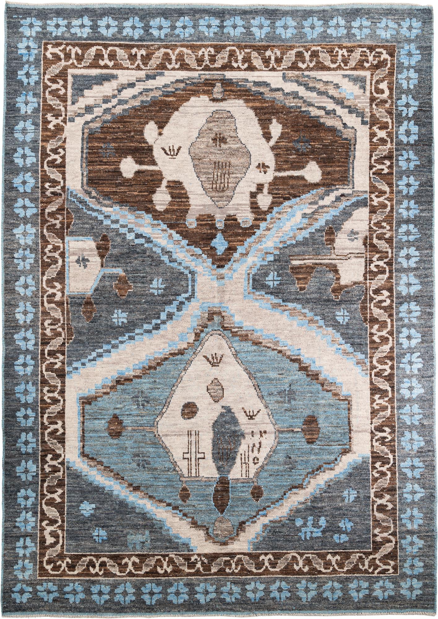10' 2 x 14' 5 Hand Knotted Moroccan Wool Rug