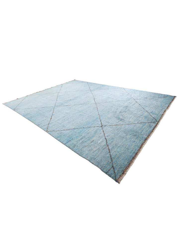 11' 7 x 15' 4 Hand Knotted Moroccan Wool Rug