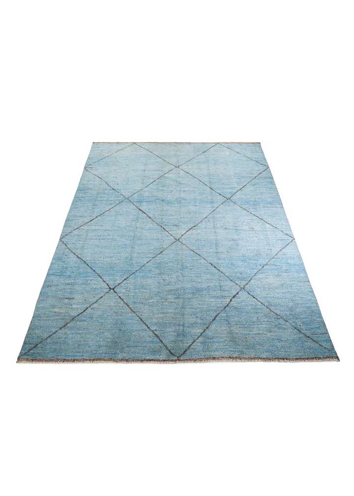 11' 7 x 15' 4 Hand Knotted Moroccan Wool Rug