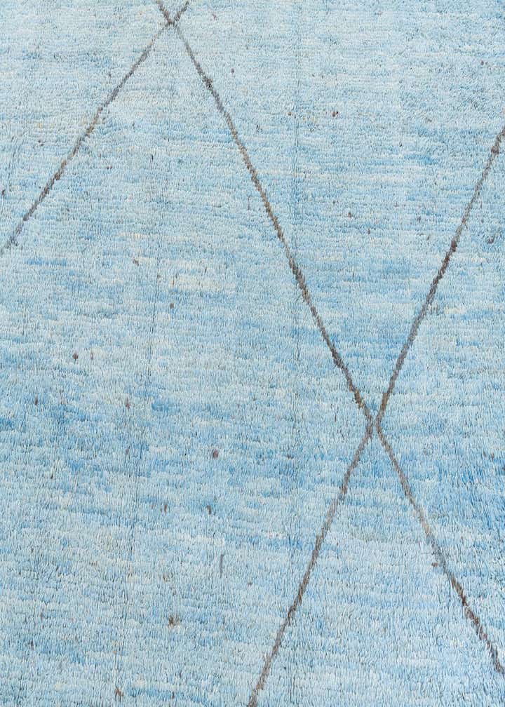 11' 7 x 15' 4 Hand Knotted Moroccan Wool Rug