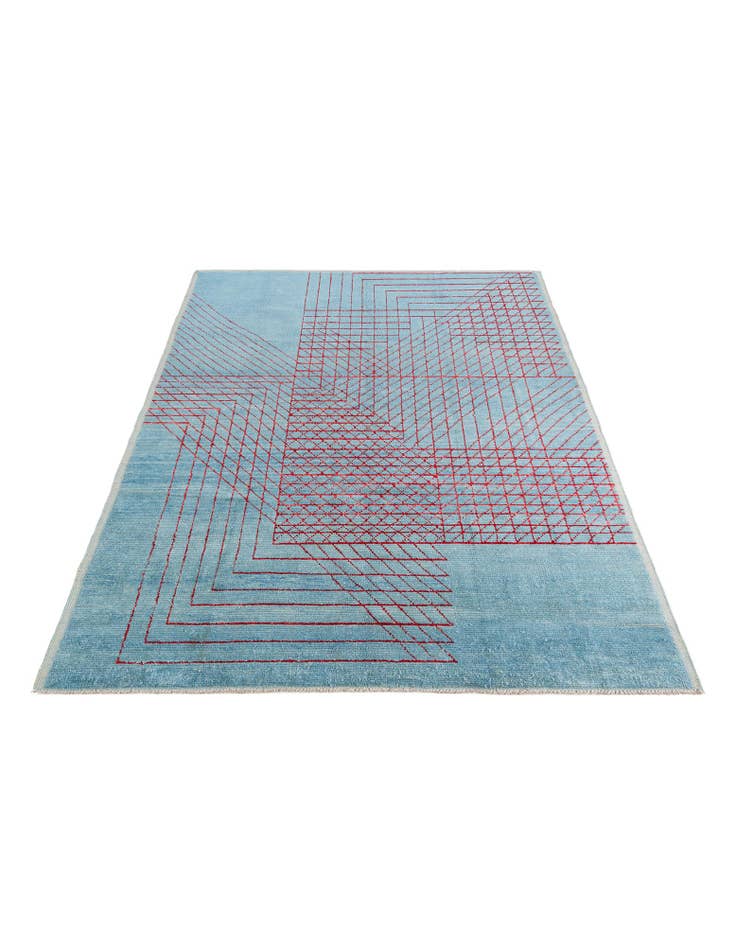 Detail image of 7' 10 x 10' 3 Hand Knotted Moroccan Wool Rug