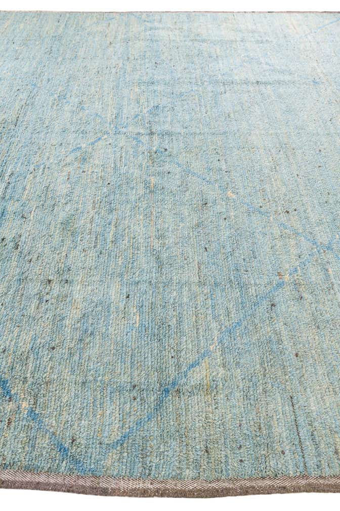 11' 7 x 14' 8 Hand Knotted Moroccan Wool Rug