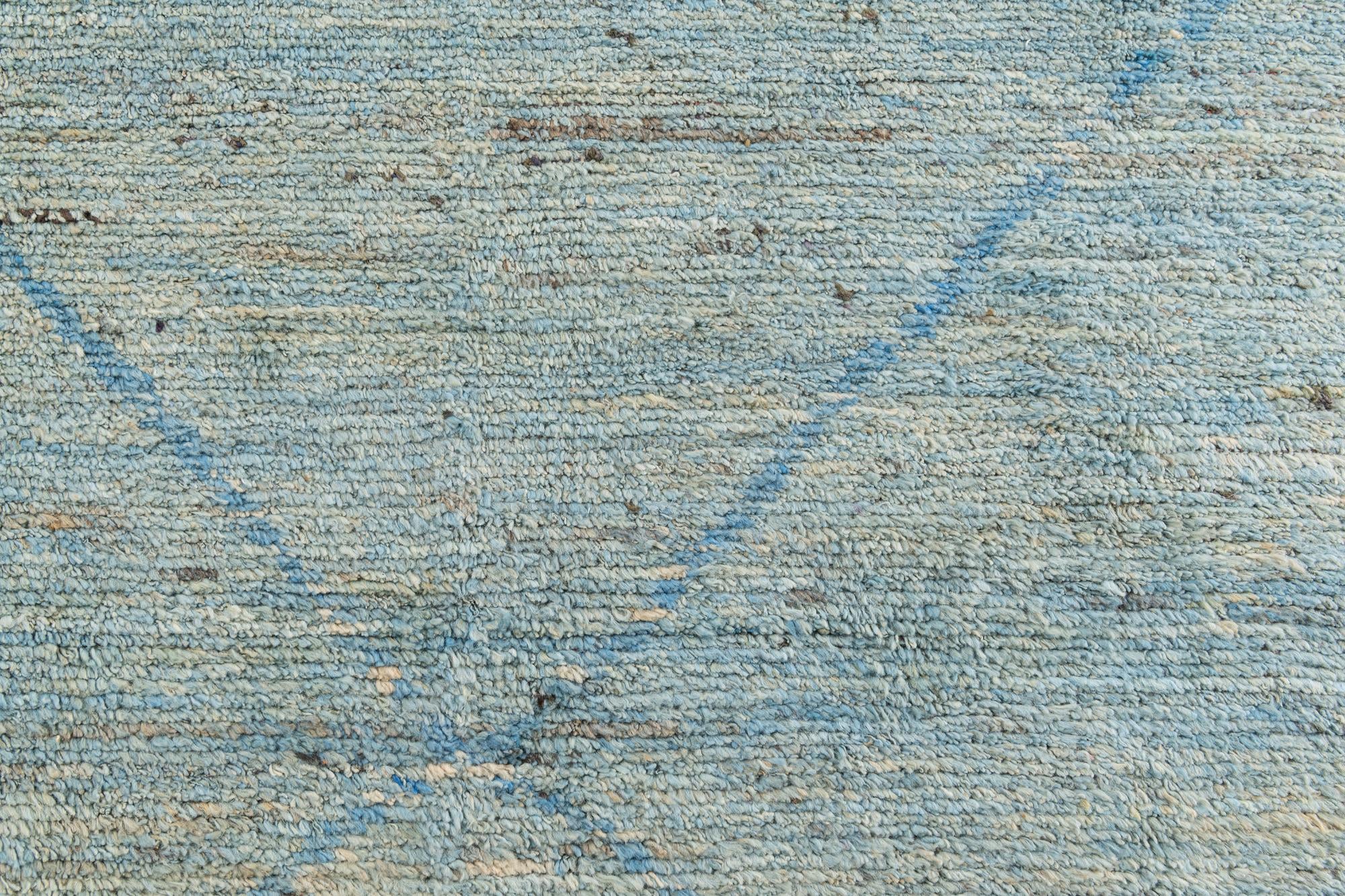 11' 7 x 14' 8 Hand Knotted Moroccan Wool Rug