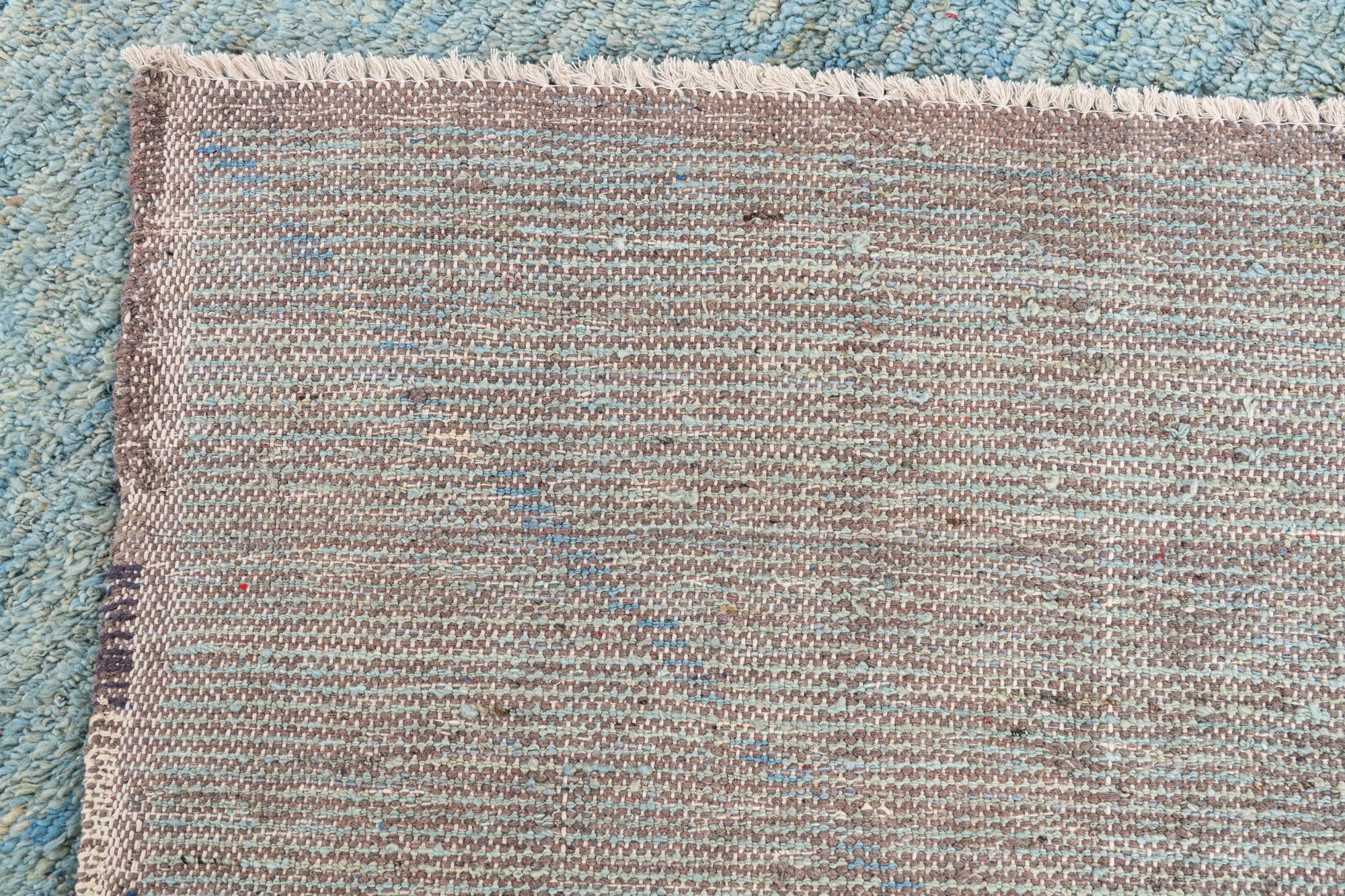 11' 7 x 14' 8 Hand Knotted Moroccan Wool Rug