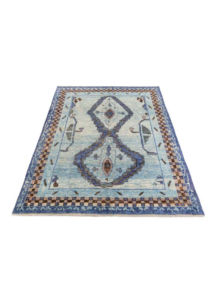 8' 4 x 10' 5 Hand Knotted Moroccan Wool Rug