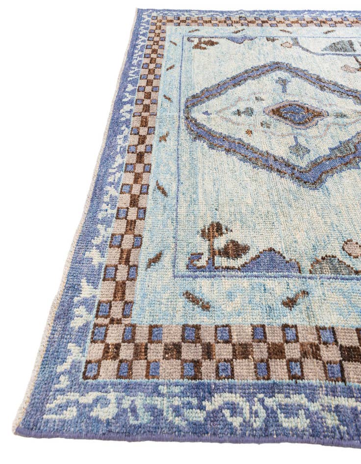 Detail image of 8' 4 x 10' 5 Hand Knotted Moroccan Wool Rug