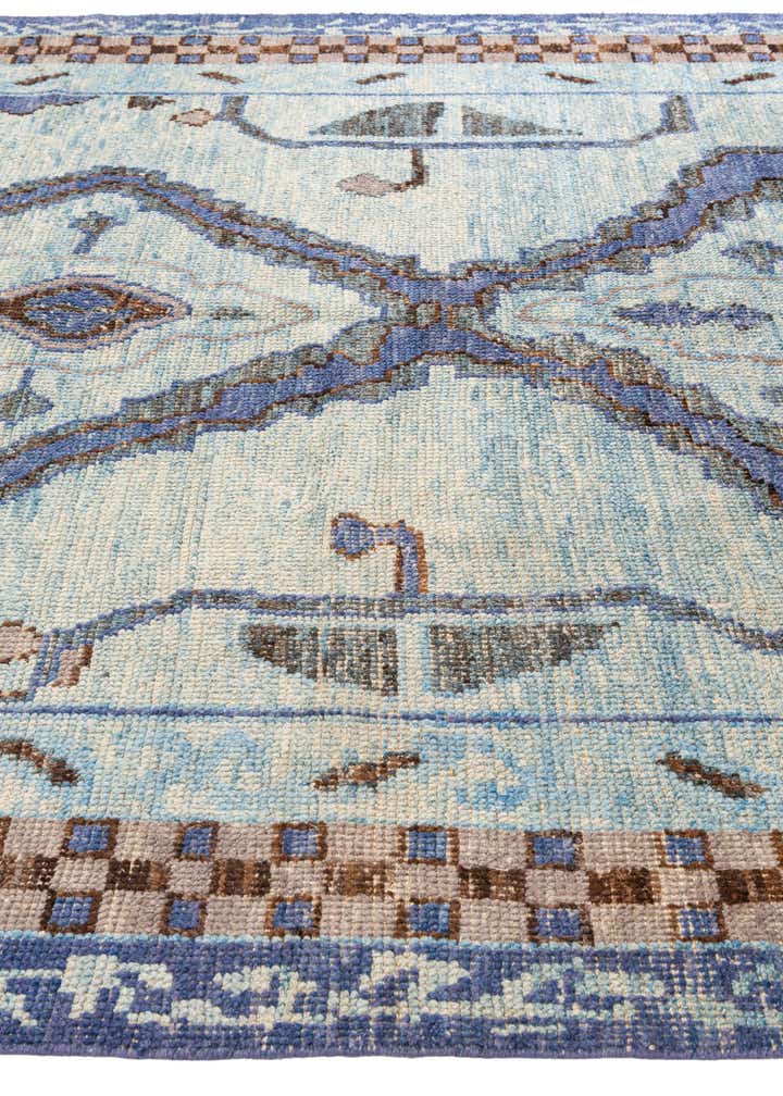 8' 4 x 10' 5 Hand Knotted Moroccan Wool Rug