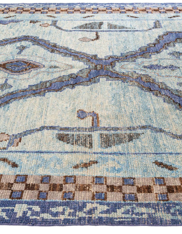 Detail image of 8' 4 x 10' 5 Hand Knotted Moroccan Wool Rug