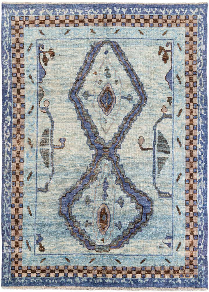 8' 4 x 10' 5 Hand Knotted Moroccan Wool Rug