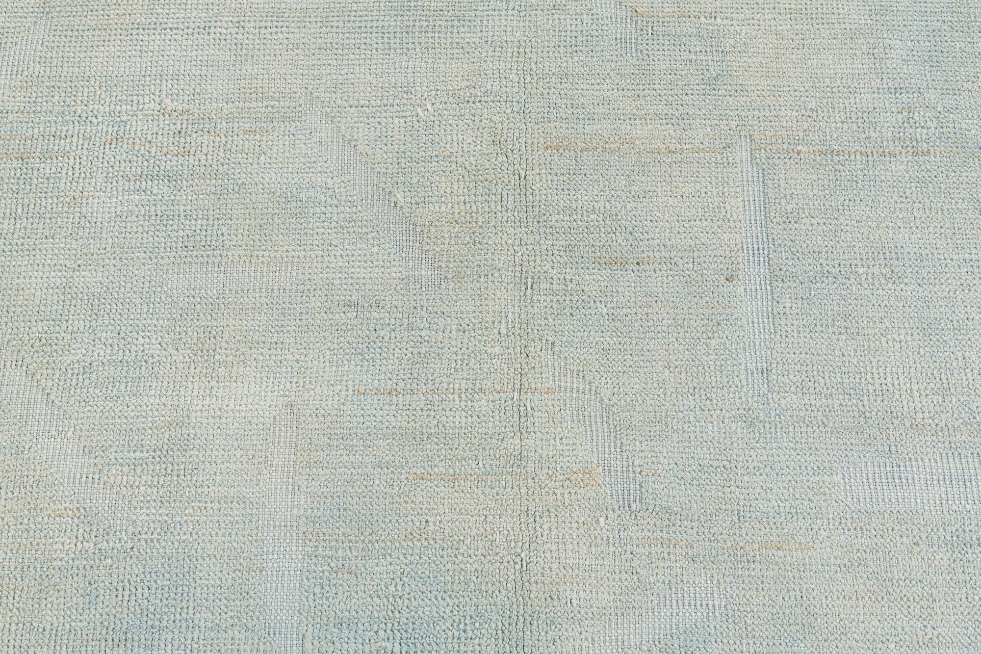 9' 4 x 11' 9 Hand Knotted Moroccan Wool Rug