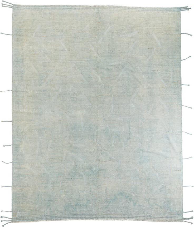 Detail image of 9' 4 x 11' 9 Hand Knotted Moroccan Wool Rug