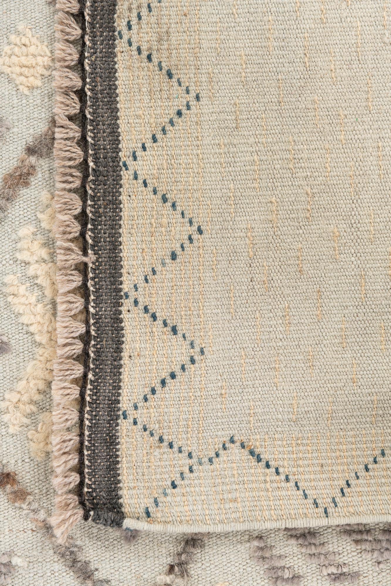 8' 8 x 12' 8 Hand Knotted Moroccan Wool Rug