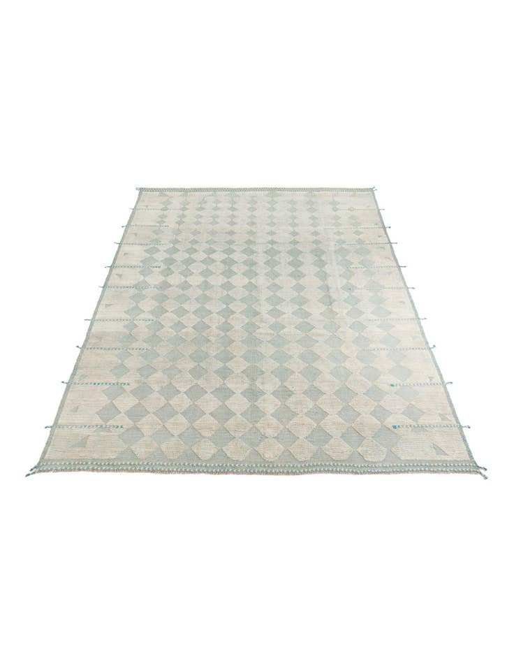 Detail image of 9' 1 x 12'  Hand Knotted Moroccan Wool Rug