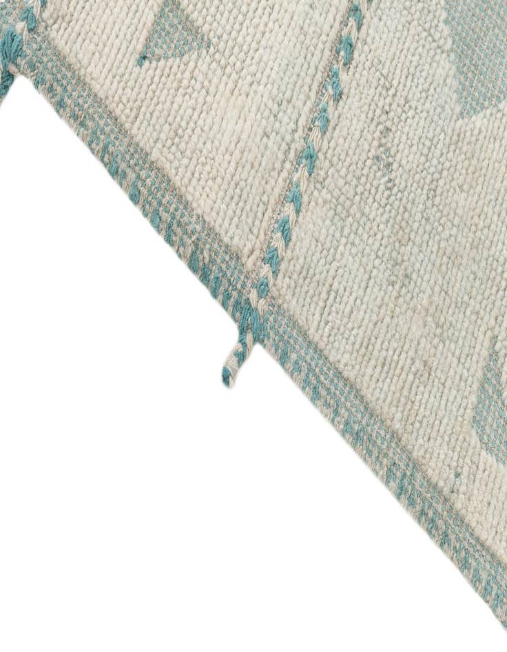 Detail image of 9' 1 x 12'  Hand Knotted Moroccan Wool Rug