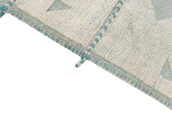 9' 1 x 12' Hand Knotted Moroccan Wool Rug