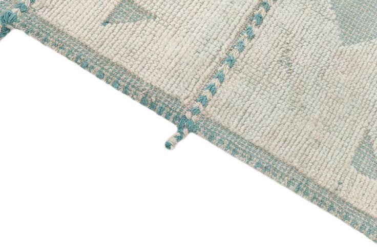 Detail image of 9' 1 x 12' Hand Knotted Moroccan Wool Rug