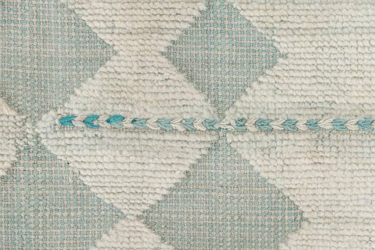 Detail image of 9' 1 x 12' Hand Knotted Moroccan Wool Rug