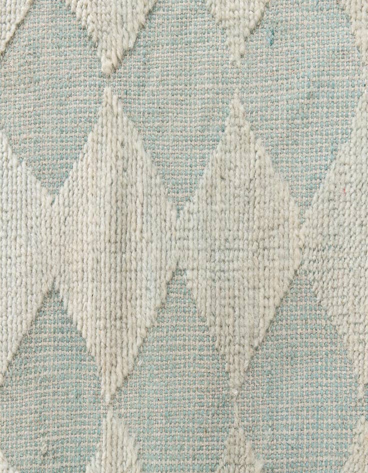 Detail image of 9' 1 x 12'  Hand Knotted Moroccan Wool Rug
