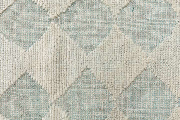 9' 1 x 12' Hand Knotted Moroccan Wool Rug