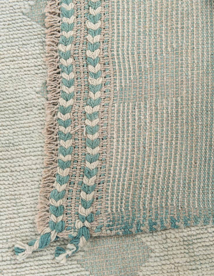 Detail image of 9' 1 x 12'  Hand Knotted Moroccan Wool Rug