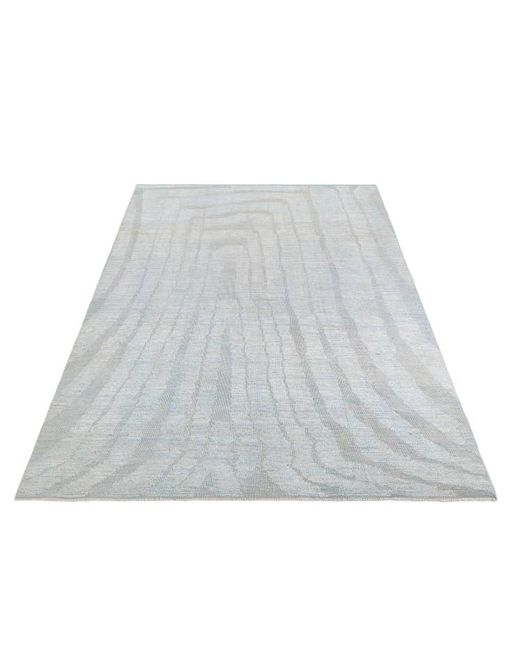 Detail image of 9' 3 x 12' 4 Hand Knotted Moroccan Wool Rug