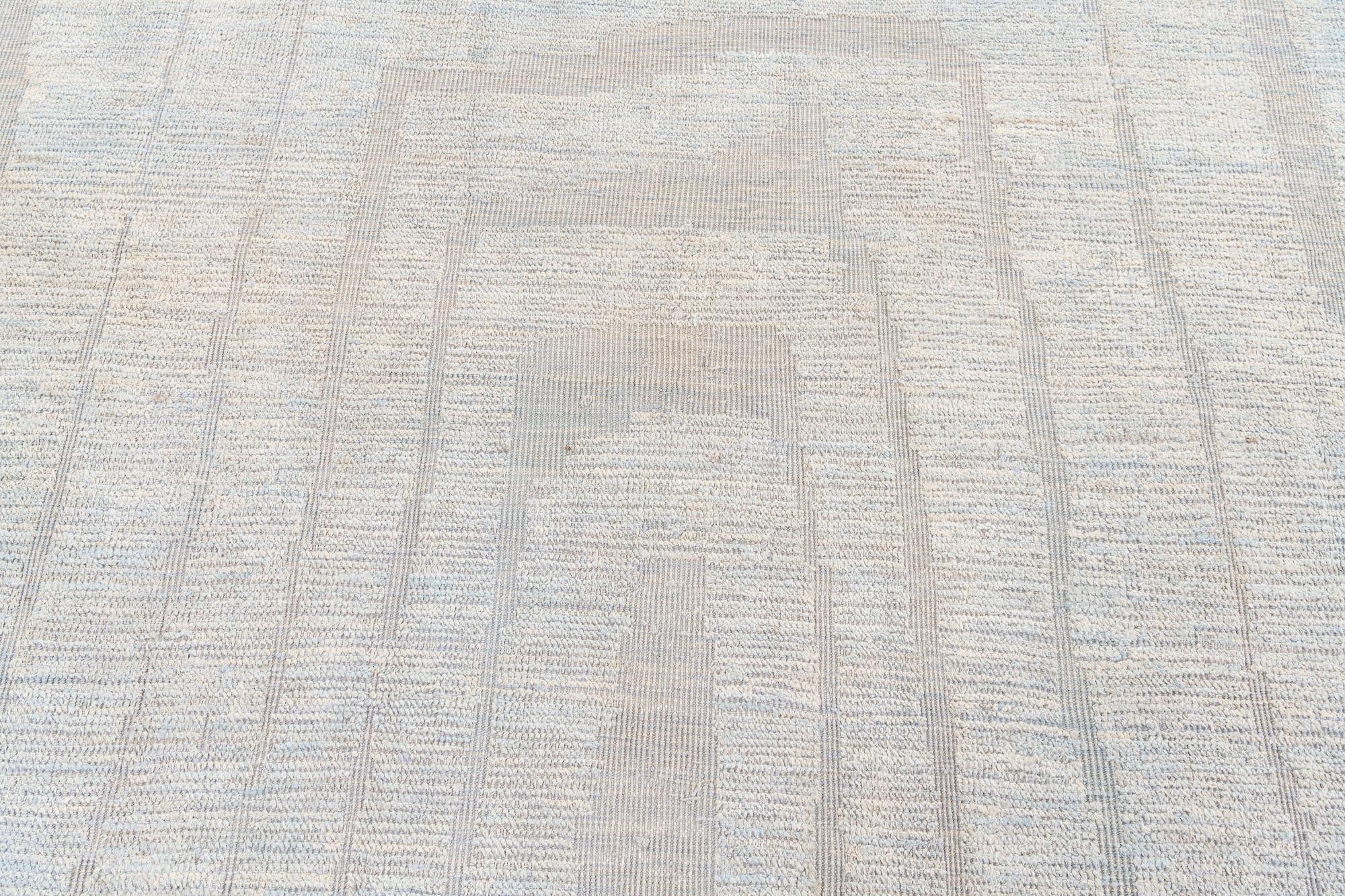9' 3 x 12' 4 Hand Knotted Moroccan Wool Rug