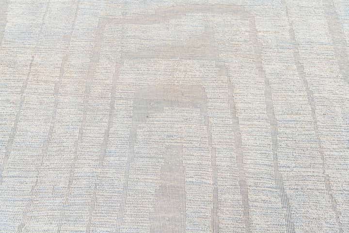 9' 3 x 12' 4 Hand Knotted Moroccan Wool Rug