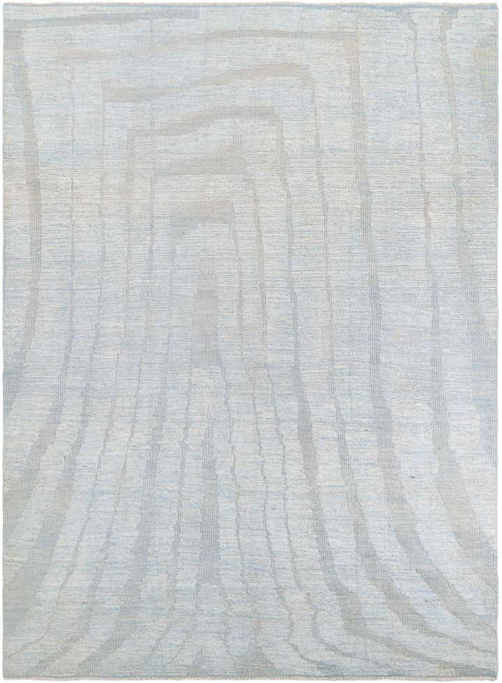 9' 3 x 12' 4 Hand Knotted Moroccan Wool Rug