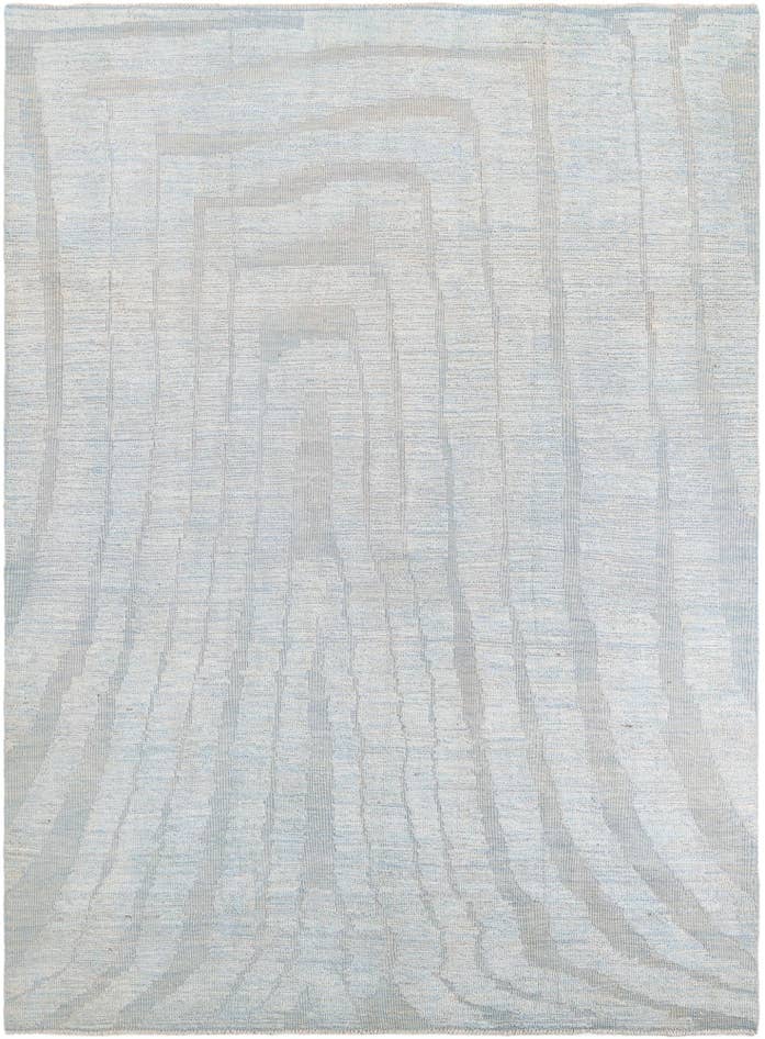 Detail image of 9' 3 x 12' 4 Hand Knotted Moroccan Wool Rug