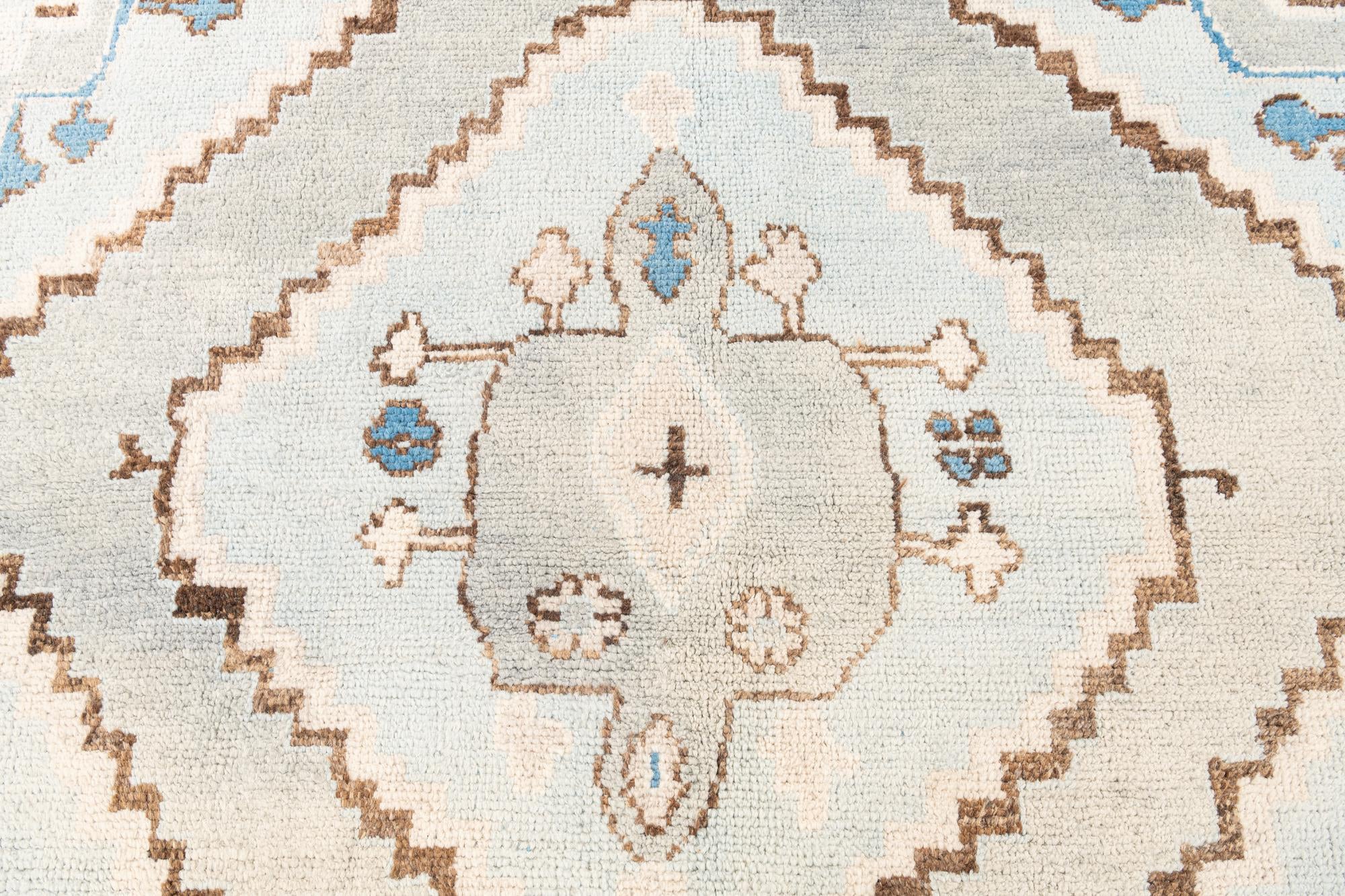 7' 4 x 10' 2 Hand Knotted Moroccan Wool Rug
