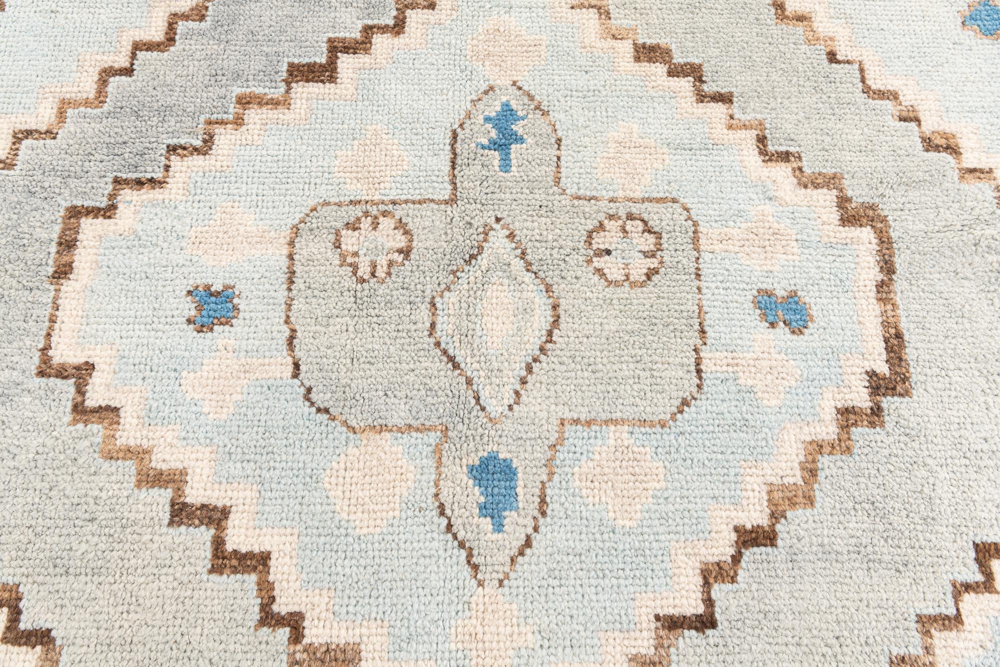 7' 4 x 10' 2 Hand Knotted Moroccan Wool Rug
